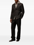 RETORI single-breasted flannel blazer
