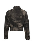 Taakk distressed denim jacket