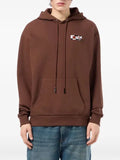Iceberg graphic-print drawstring hoodie